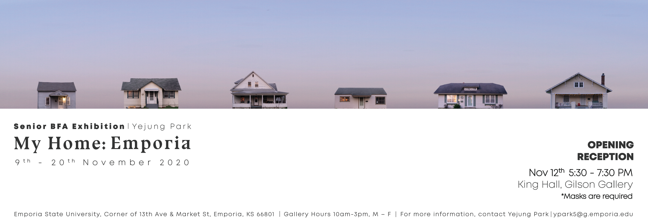 Senior exhibition — front